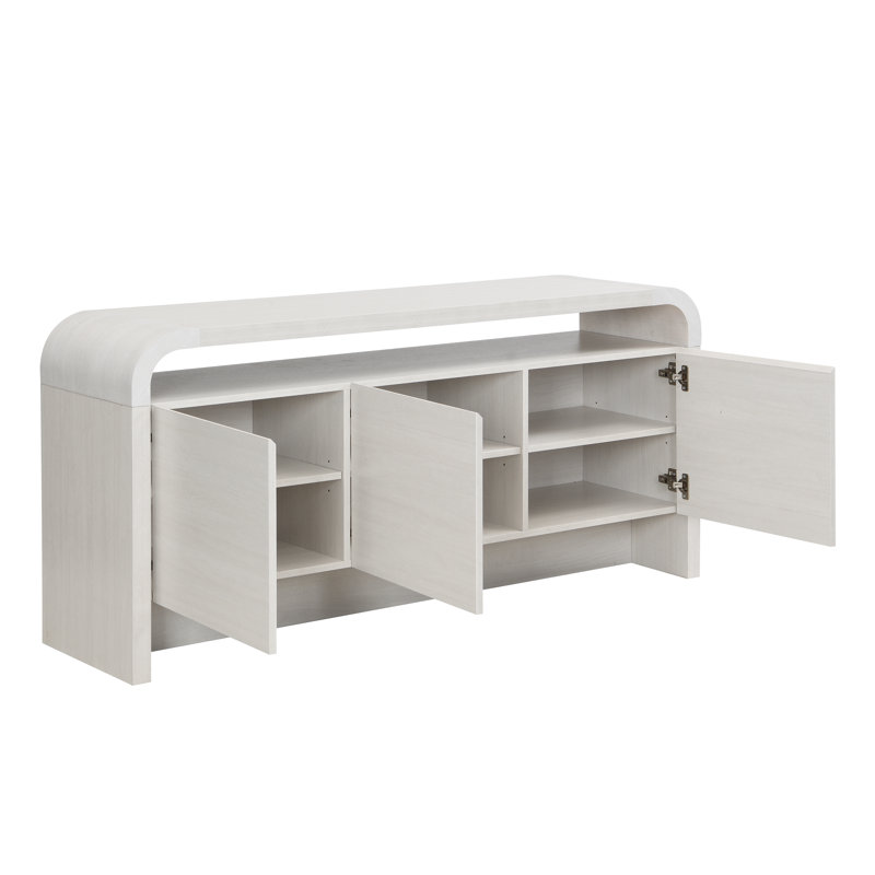 Buffet en cascade avec tablette ouverte et rangement caché 59,06 po Yestin