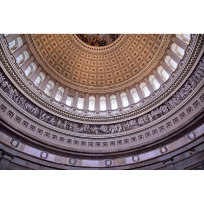 US Capitol Dome Rotunda 1 Piece Wrapped Canvas Wall Art