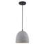 Beyla 1 - Light Concrete Dome Pendant