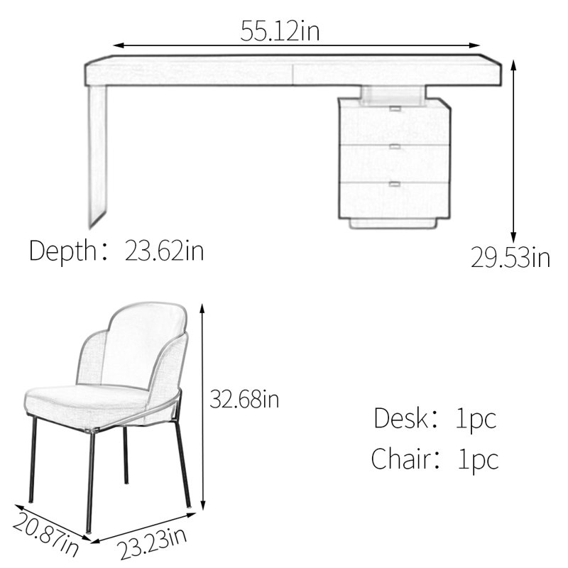 Stable Full-Board Joinery Desk
