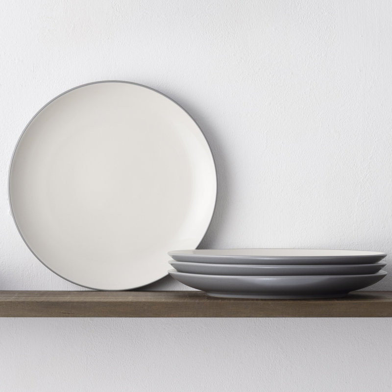 Noritake Colorwave Coupe Dinner Plates, 10-1/2", Slate