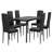 Modern 7-Piece Wood & Metal Dining Set For Kitchen & Dining Room-1001995136