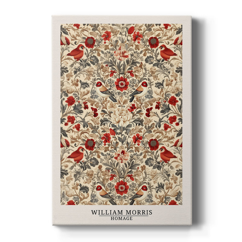 Wm Morris Series CCxxxvi - Galas enveloppés, H 48 po x l 32 po