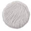 Repose-pieds rond en fausse fourrure de 12,5 po BirdRock Home, argent-1850736945