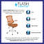 Mid-Back Mesh Swivel Ergonomic Task Office Chair with Flip-Up Arms-364075249-364075251