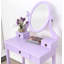 Ensemble coiffeuse et tabouret de maquillage Moniys-777271971