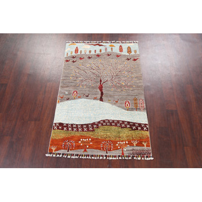 Luceal One-of-a-Kind 3'6'' X 4'10'' New Age Wool Area Rug in