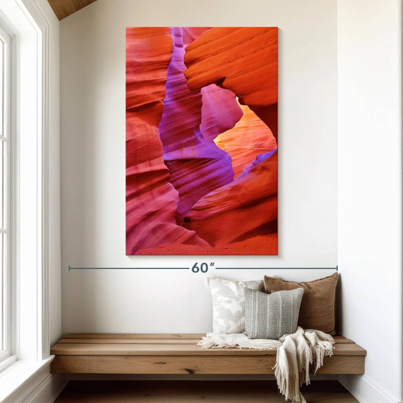 Abat-jour Alvord Arizona Antelope Canyon, H 51 po x l 34 po