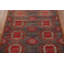 Tapis géométrique en laine vieilli 4 x 7
