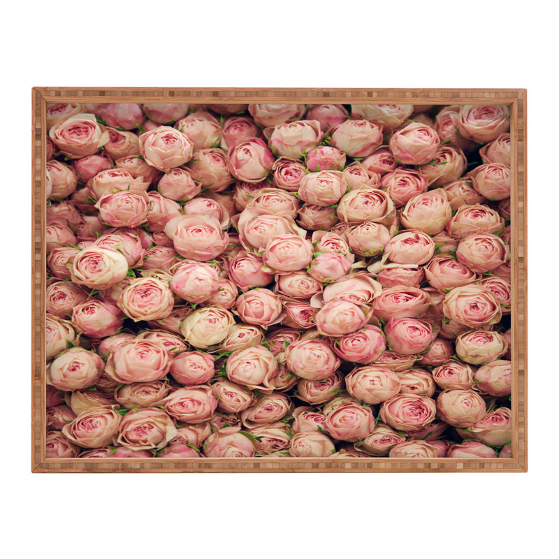 Catherine Bamboo Tray, 1.75" H x 18" W x 14" D