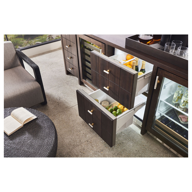 Monogram 24" Integrated Double Drawer Refrigerator