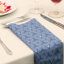 Serviette de table en coton à triangles dessinés à la main-535148272-535148046