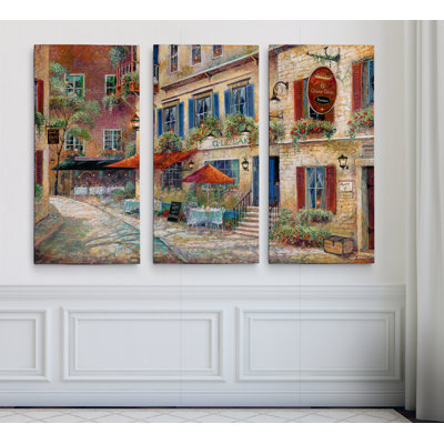 " La Chasse Galerie " 3 Piece Art Acrylic Set