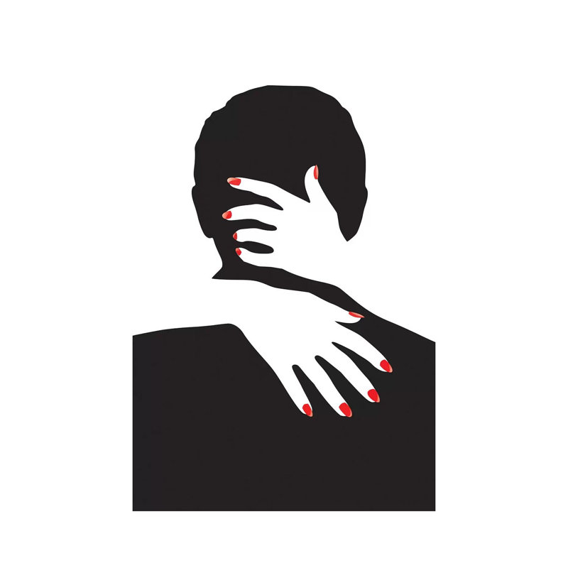 Man And Hands - Wrapped Canvas Print, 20.32 cm H x 30.48 cm W