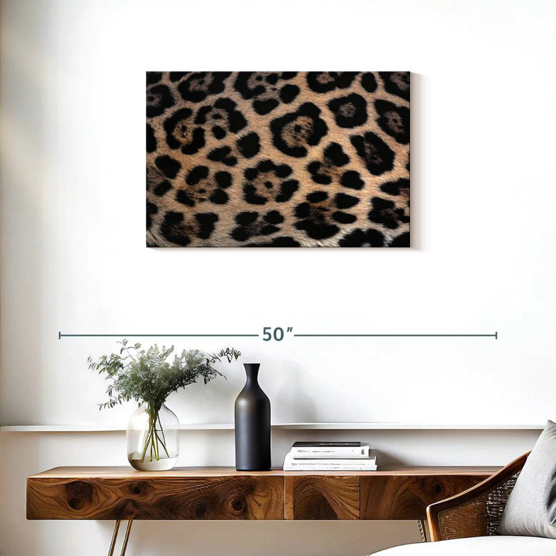 Brampt Jaguar Fur, 20" H x 30" W