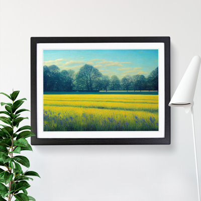 A Spring Meadow 1 Piece Single Picture Frame Wall Art