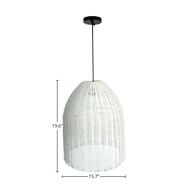 Becerril Chandelier, 20" H x 16" W x 16" D