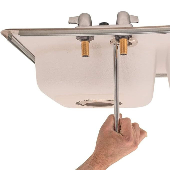 a Wrench Spring-Jaw Basin Wrench