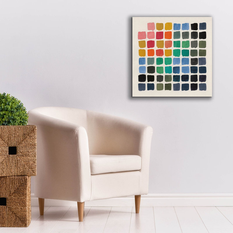  «Retro Color Graph» par Wild Apple Portfolio, art mural sur toile, 26 po x 26 po