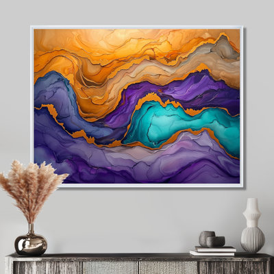 Wicklund Dissolved Boundaries Splashes Of Drippainting II - Drip Painting Wall Art