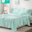 Ensemble de 3 draps simples TG - 100% molleton, doux et douillet, boulochage, lavable à la machine, livré avec un drap plat, des draps-housses et des taies d'oreiller