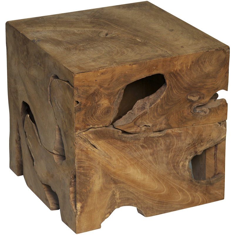 Vert Solid Wood End Table