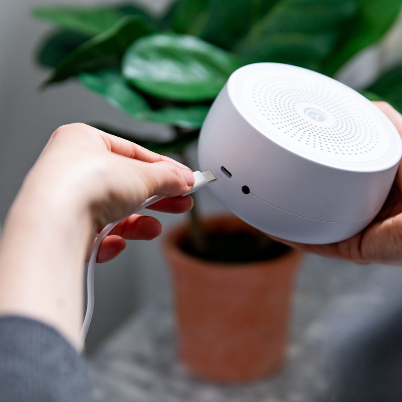 White Rechargeable Multi-Sound Machine with Night Light