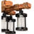 Rustic Lodge 8 - Light Dimmable LED Square / Rectangle Chandelier