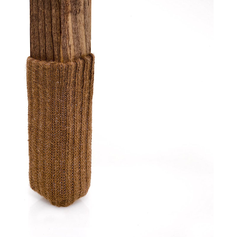 Protecteurs de plancher NancyProtectz, la chaussette de mobilier originale (moyenne), Brun caramel