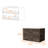 2 Bathroom Vanity For Wall Mount In Dark Brown And White Style With Two Generous Storage Options