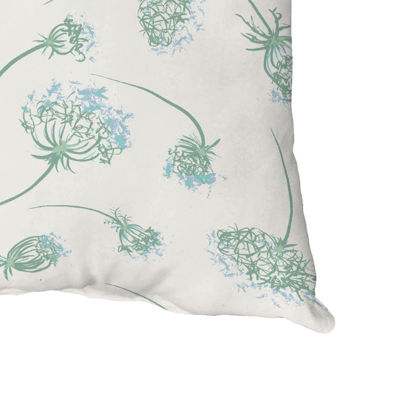  Housse de coussin carré et insert, Vert, 16" x 16"