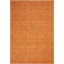 Tapis orange uni en laine touffeté à la main-241853633