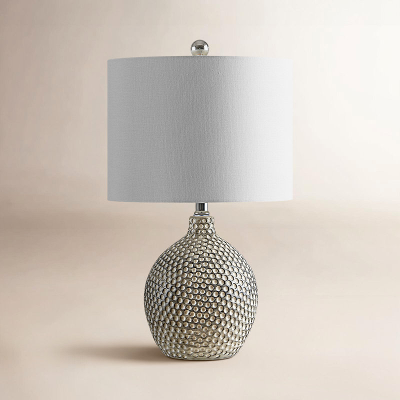 Orsa Avalene 19" Silver Standard Lamp