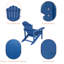 Chaise Adirondack en plastique Inniss-2040271727
