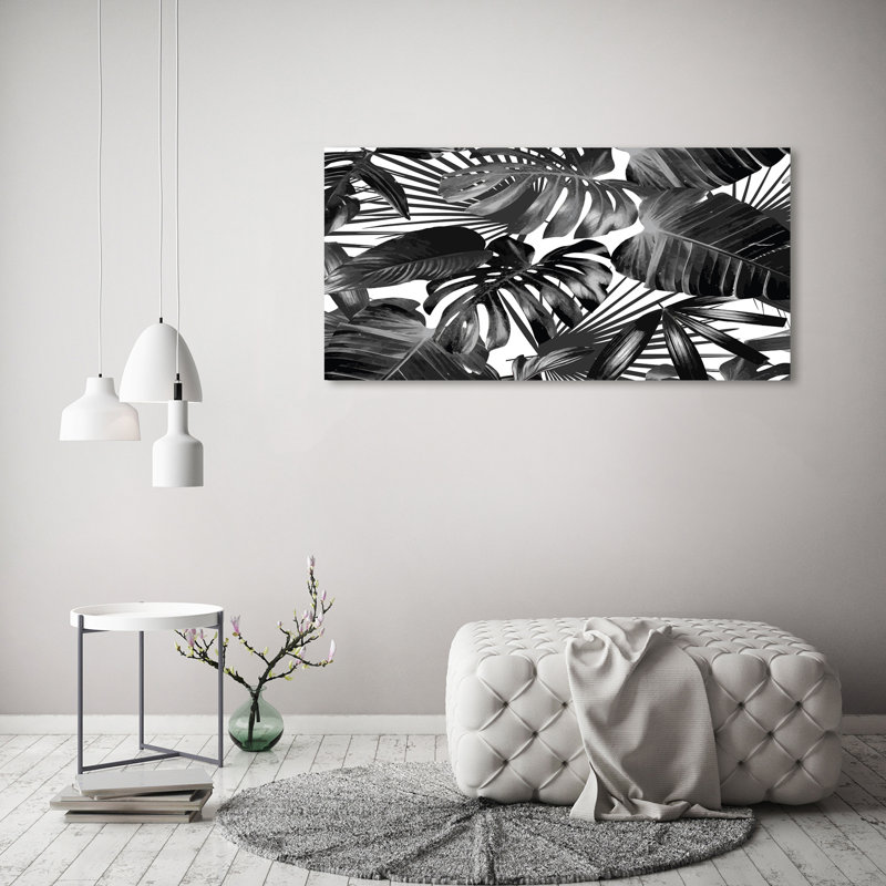 Tropical Leaves - Wrapped Canvas Print