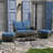 Stevette 5 Pcs Outdoor Seating Group With Cushions and Glass Top Table-964386173-964386175