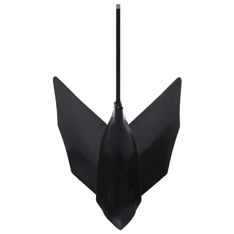  Support de charrue en métal noir moyen