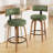 Chic Swivel Leather Upholstered Bar Stool For Ultimate Comfort And Style-647653561-647653541