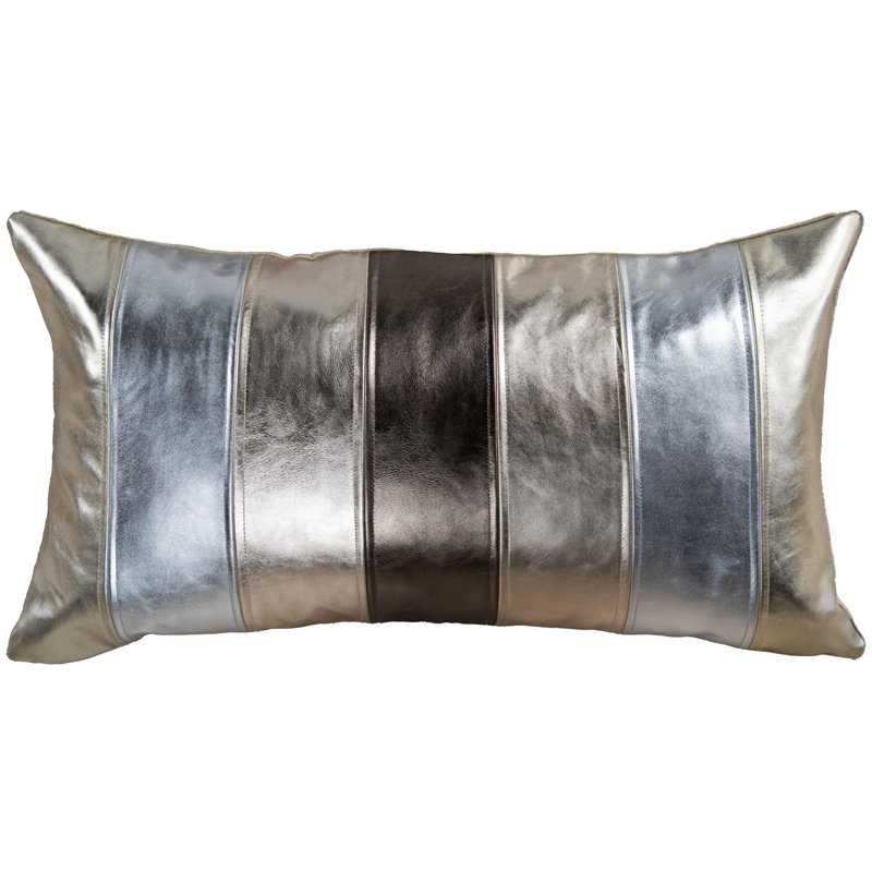 Down Filled Glam Accent Throw Pillow