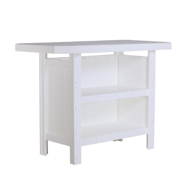 Table 42" rectangulaire Peytin, Blanc