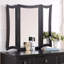 Meuble-lavabo de chambre à coucher de style unique et moderne avec tabouret pliable et miroir-1955428064