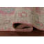 Tapis rose teint à la main Oushak 6 x 9