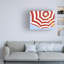 «Highland Dunes June» par Erica Vess Parasol Beach Stripes I, art mural sur toile-1153642745