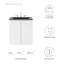 Meuble-lavabo mural 24 po Bryn par Modway-462635603-462635605