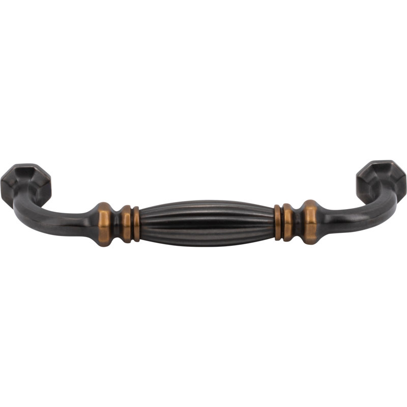Roscato Pull, Unlacquered Brass, 3 3/4"