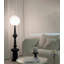 Luminaire sphérique colonne Mid-Century