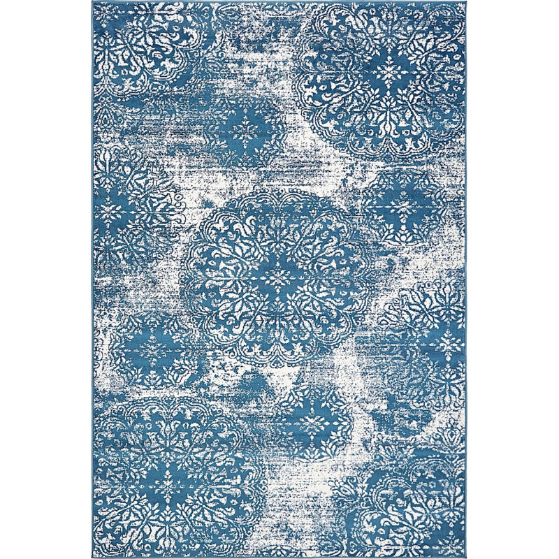 Tapis bleu Coblitz, Rectangle 3 pi 3 po x 5 pi 3 po