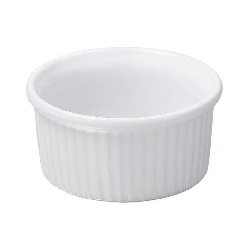 White Porcelain Round Ramekin Set of 12