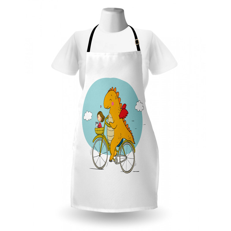 Tablier de vélo dinosaure