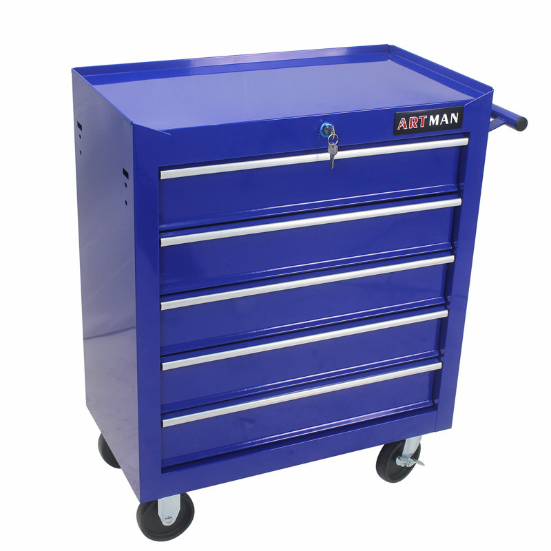 Fanchone Metal Accent Cabinet, Blue